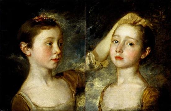  Mary and Margaret Gainsborough, the artist's daughters